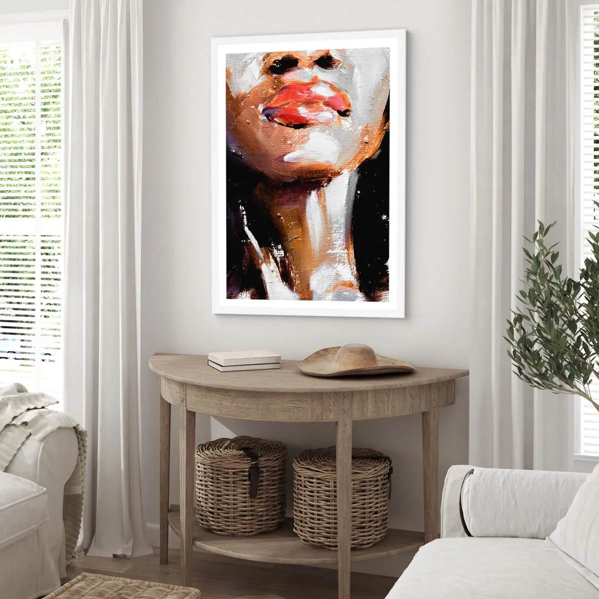 Póster en marco blanco - Orgullo sin prejuicios - 50x70 cm