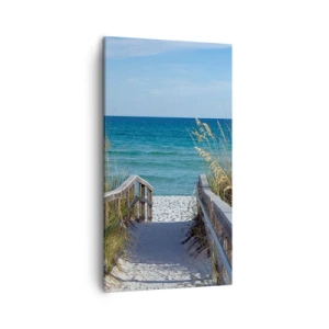 Cuadro sobre lienzo - Impresión de Imagen - En el sol, en el viento - 45x80 cm