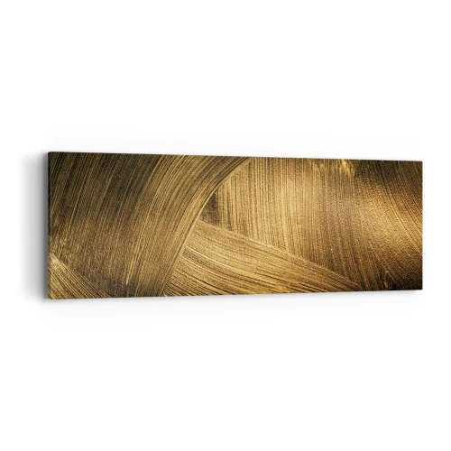 Cuadro sobre lienzo - Impresión de Imagen - En un laberinto de oro - 90x30 cm
