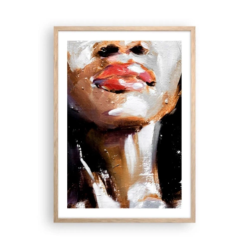 Póster en marco roble claro - Orgullo sin prejuicios - 50x70 cm