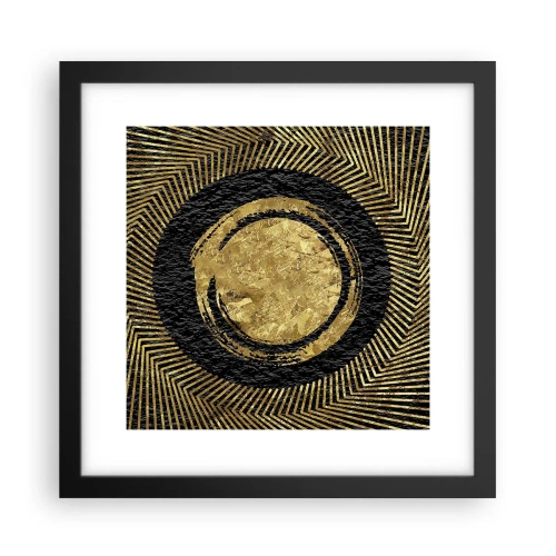 Póster en marco negro - Composición glamour - 30x30 cm