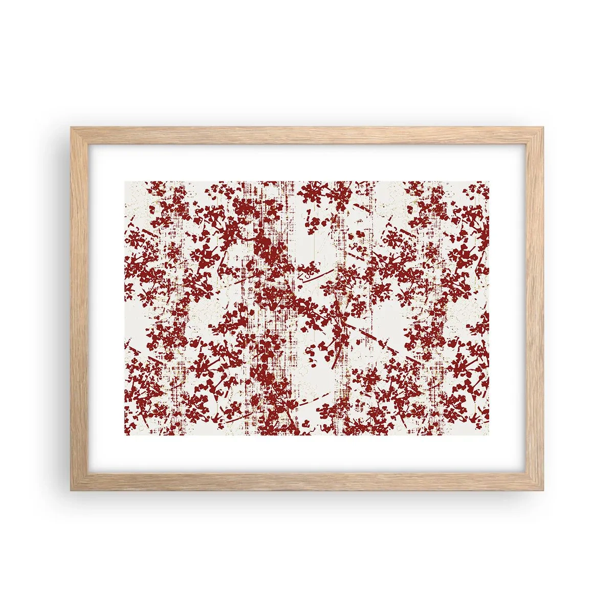 Póster en marco roble claro - Como un viejo percal - 40x30 cm