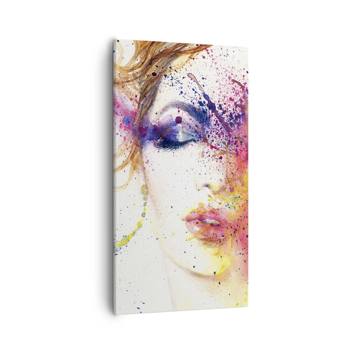 Cuadro sobre lienzo - Impresión de Imagen - Vértigo del arco iris - 55x100 cm