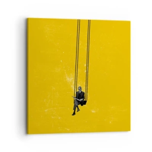 Cuadro sobre lienzo - Impresión de Imagen - Un día como cualquier otro - 70x70 cm