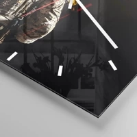 Esfera sin numeración, con rayas