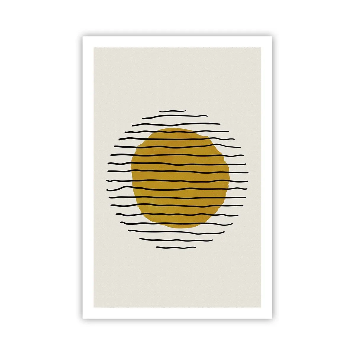 Póster - Abstracción cálida - 61x91 cm
