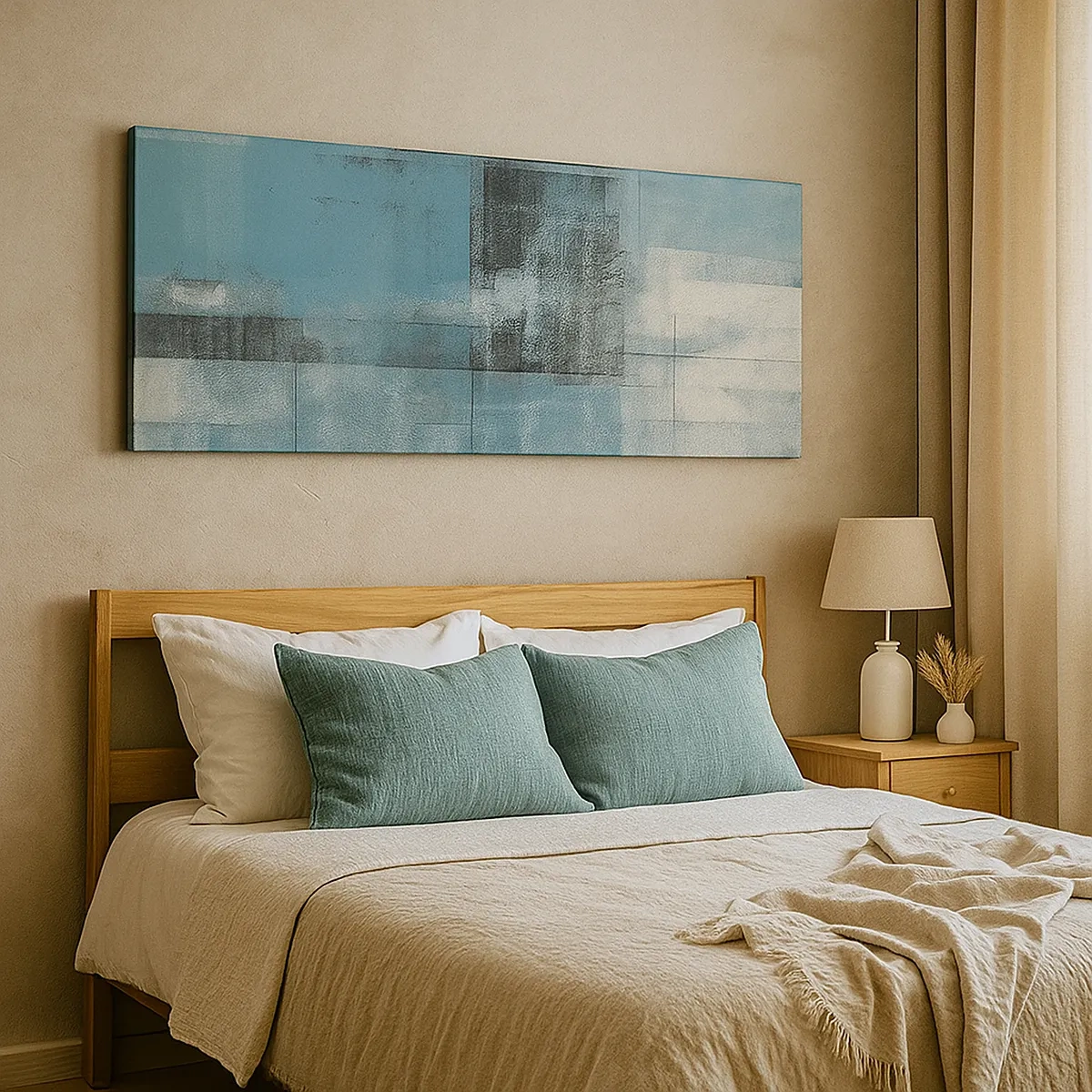 Cuadro sobre lienzo - Impresión de Imagen - Agua y aire - 30x30 cm