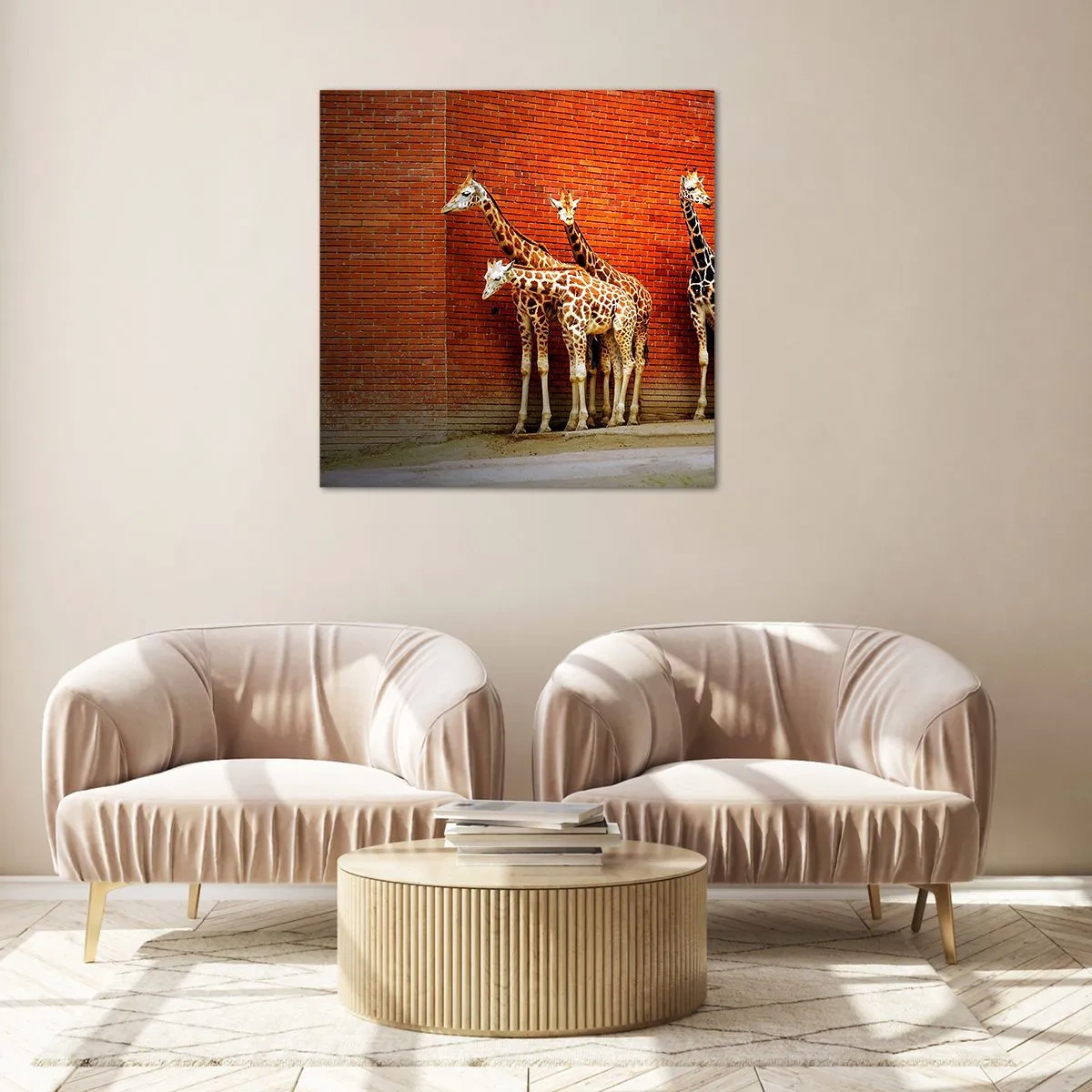 Cuadro sobre vidrio - Impresiones sobre Vidrio - ¿Ves alguna acacia? - 30x30 cm