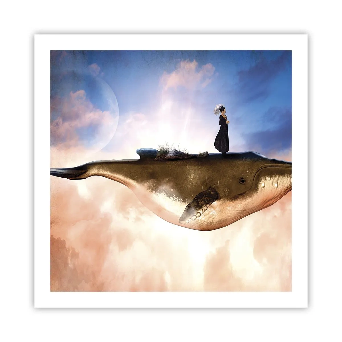 Póster - Un viaje surrealista - 60x60 cm