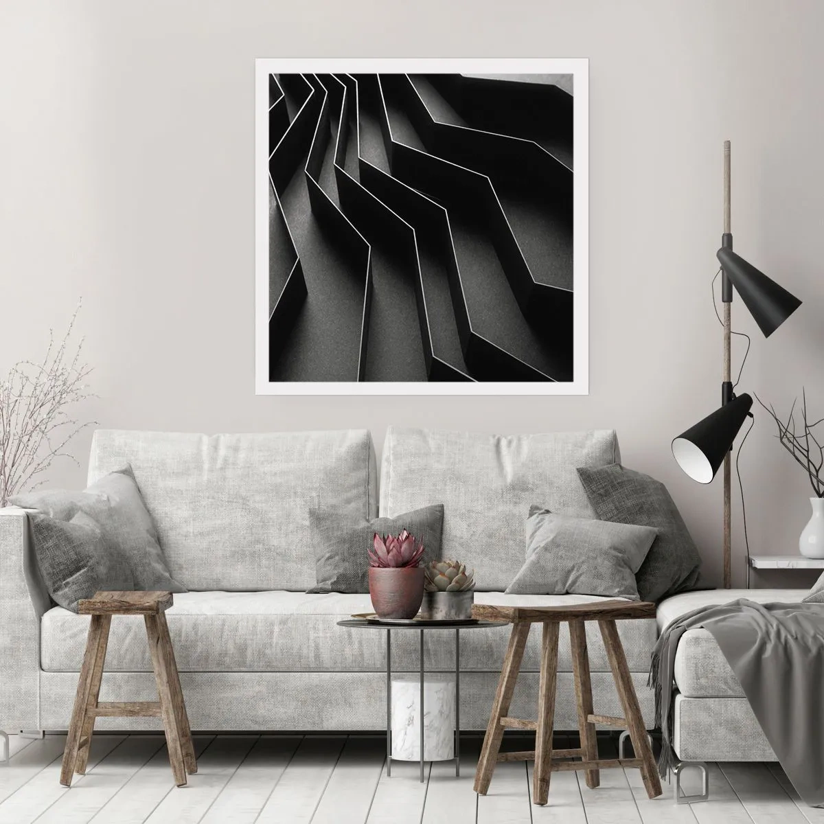 Póster - Orden espacial - 30x30 cm