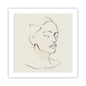 Póster - Líneas que muestran seguridad - 50x50 cm