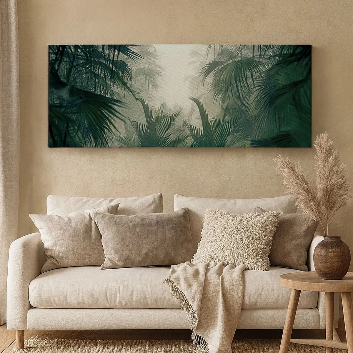 Cuadro sobre lienzo - Impresión de Imagen - Misterio tropical - 100x40 cm