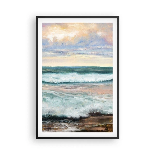 Póster en marco negro - Aquí suavizarás tu alma - 61x91 cm