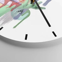 Esfera sin numeración, con rayas