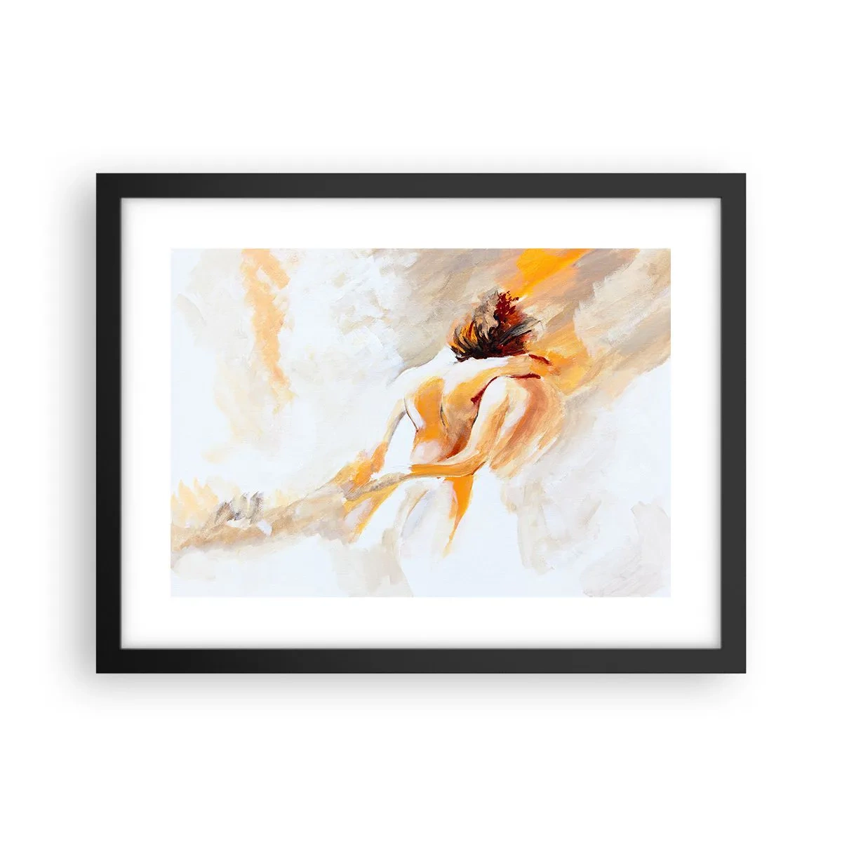 Póster en marco negro - En un cielo de cercanía - 40x30 cm