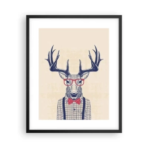 Póster en marco negro - Una extravagancia lúdica - 40x50 cm