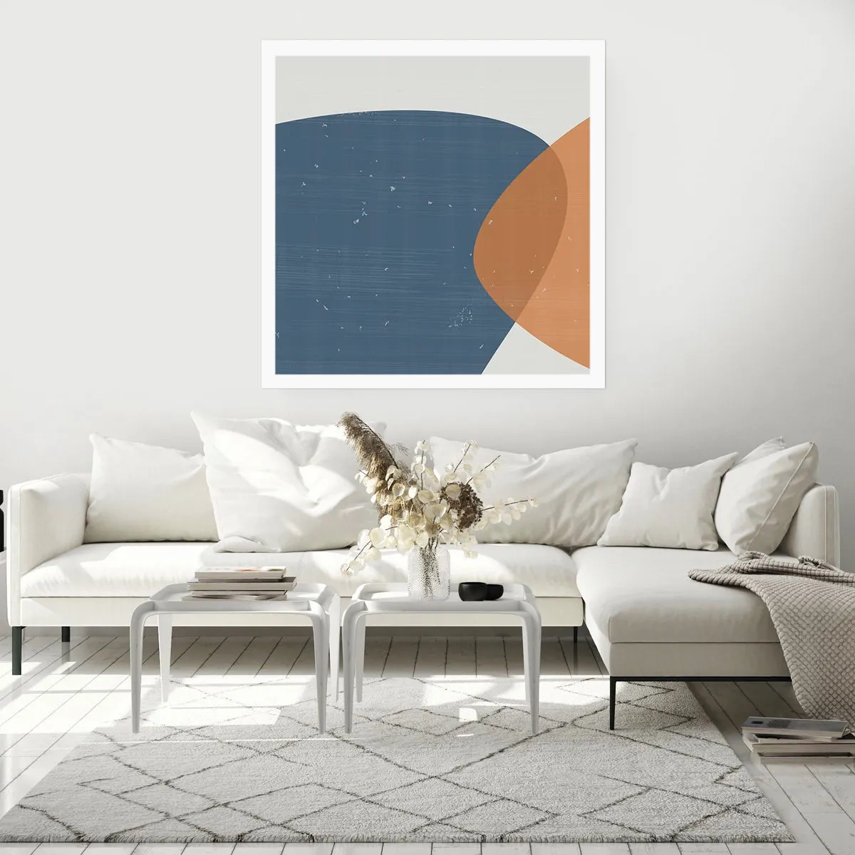 Póster - Óvalos e influencias - 60x60 cm