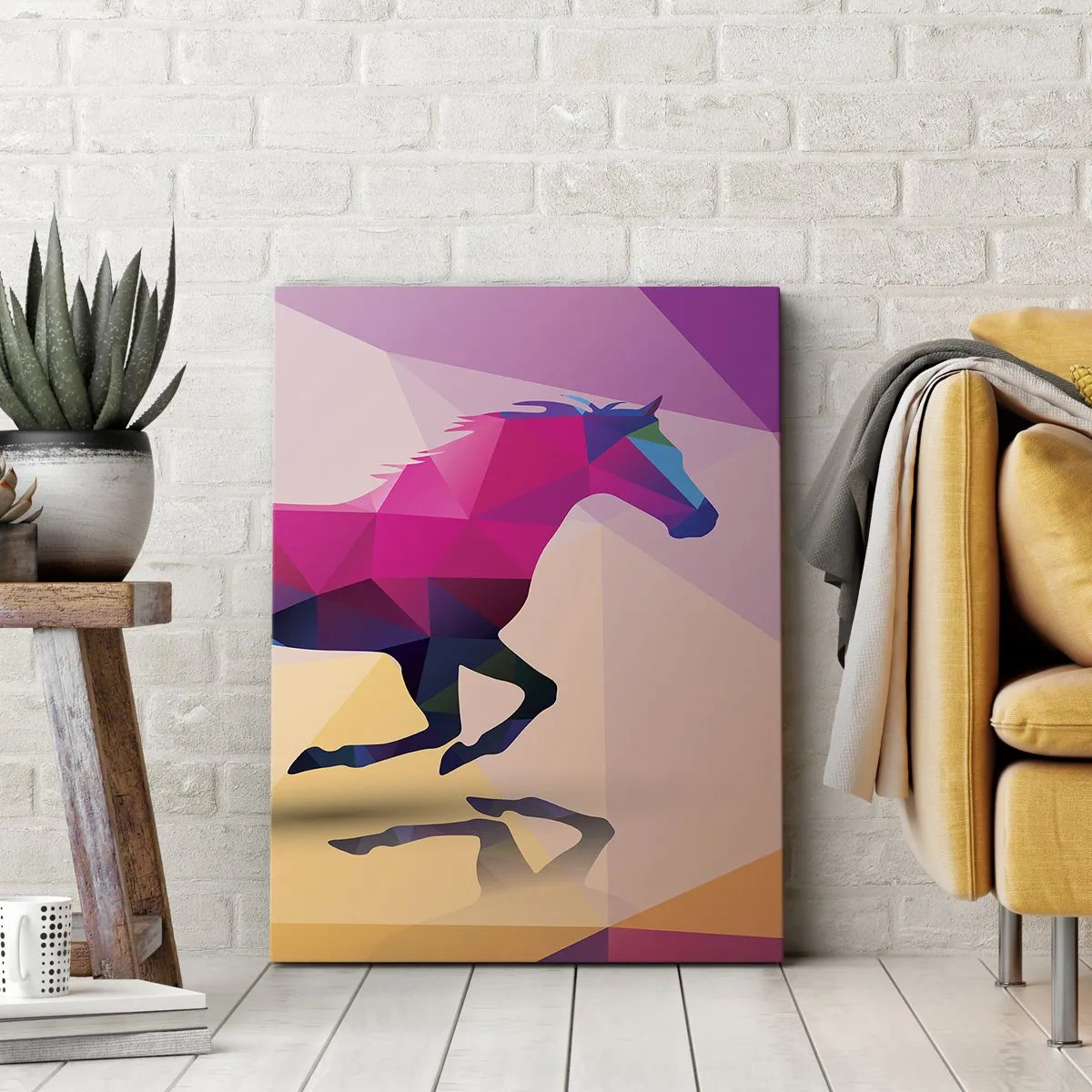 Cuadro sobre lienzo - Impresión de Imagen - El cubismo sigue vivo - 65x120 cm