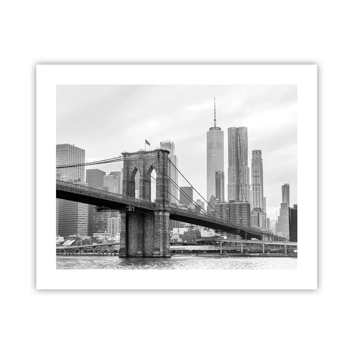 Póster - Vibraciones de Nueva York - 50x40 cm