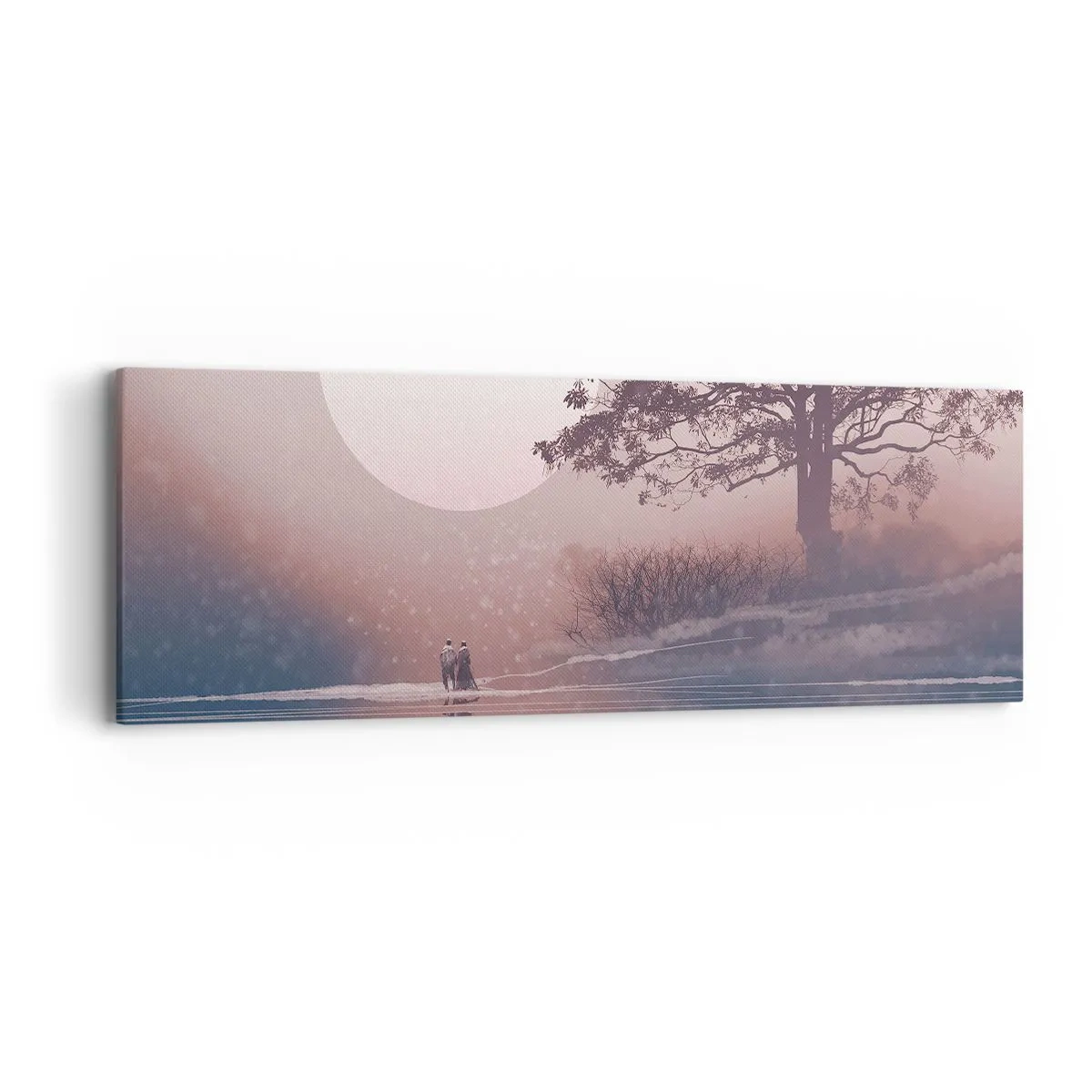 Cuadro sobre lienzo - Impresión de Imagen - Rarezas nocturnas - 90x30 cm