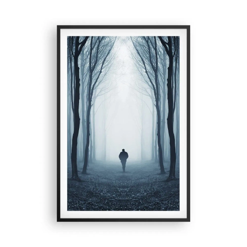 Póster en marco negro - Alto y claro - 61x91 cm