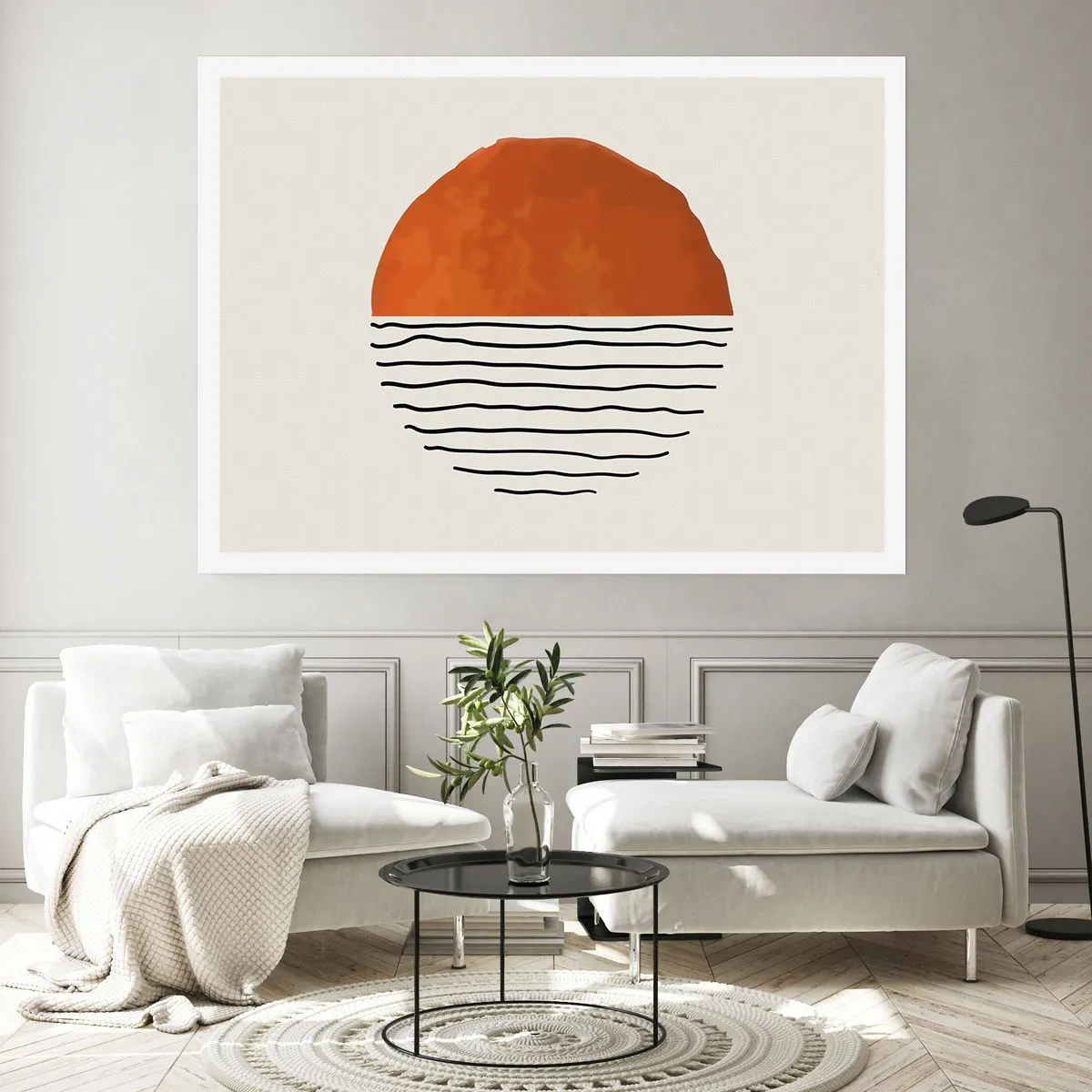 Póster - En un ambiente japonés - 50x40 cm