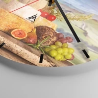 Esfera sin numeración, con rayas