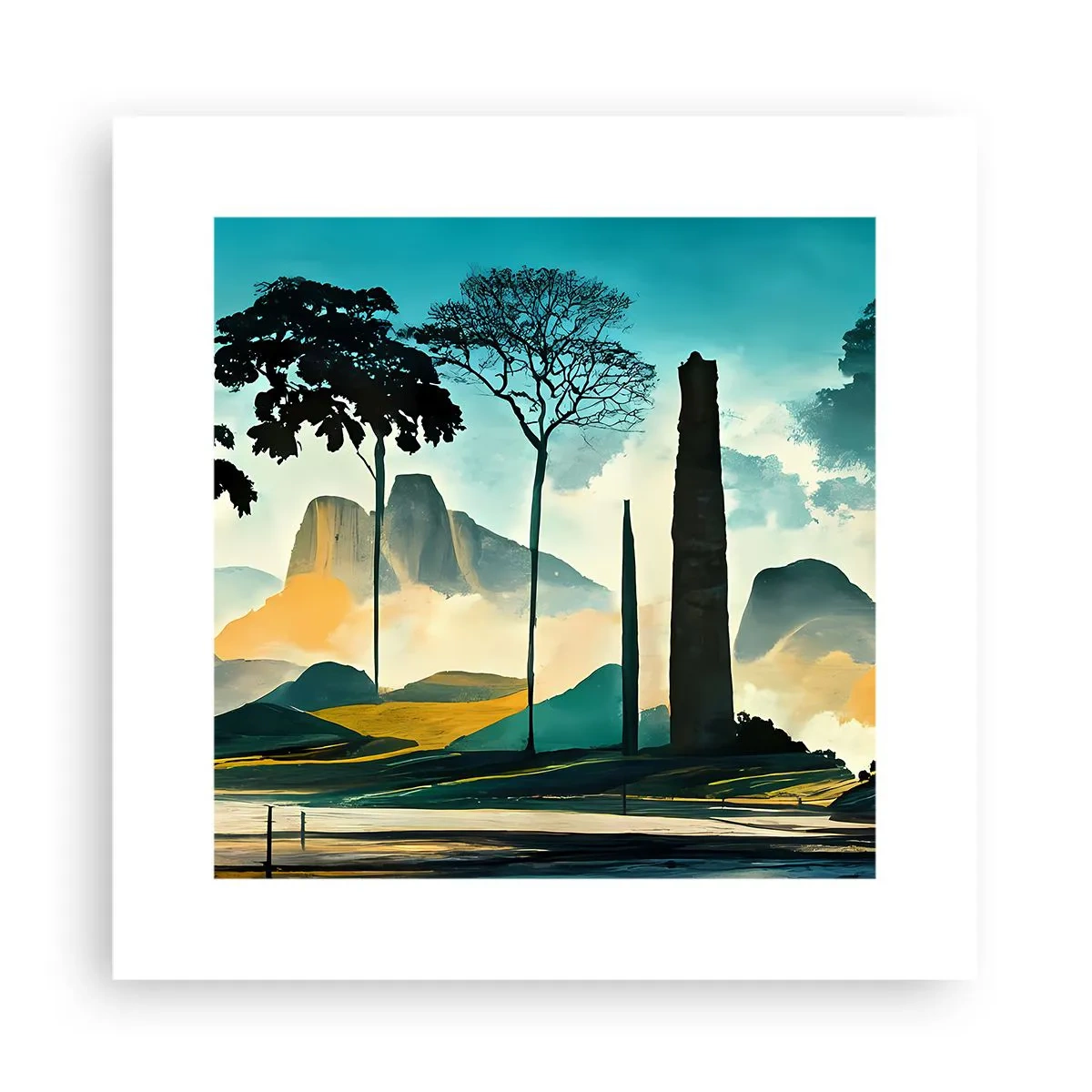 Póster - Cada vez a más altitud - 30x30 cm