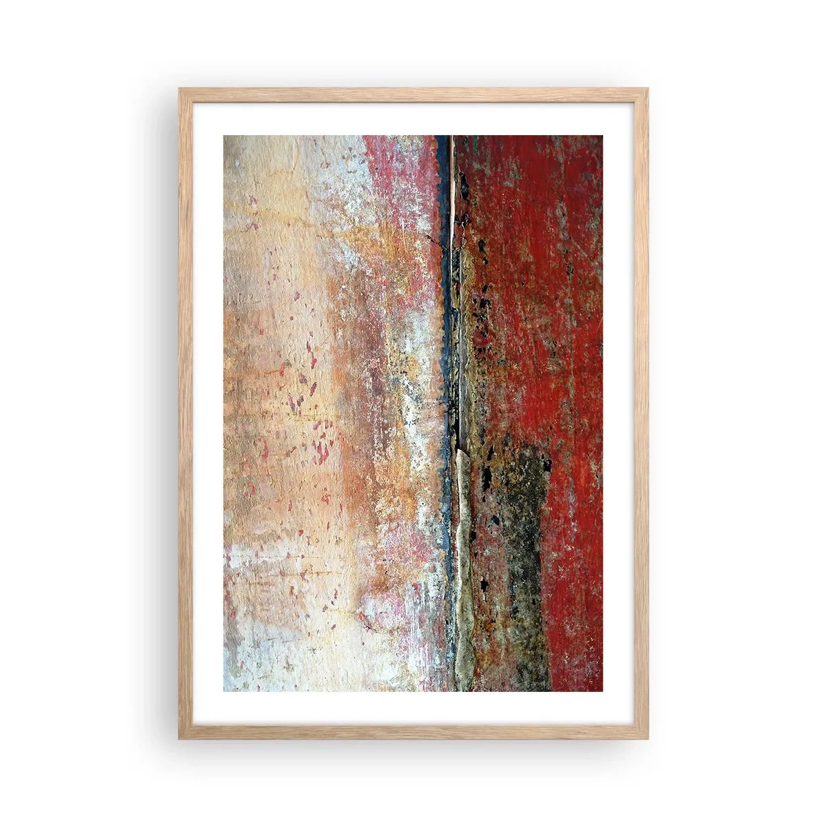 Póster en marco roble claro - Tal vez sea el mar - 50x70 cm