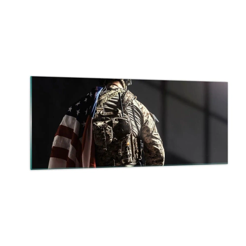 Cuadro sobre vidrio - Impresiones sobre Vidrio - Por eso lucho - 100x40 cm