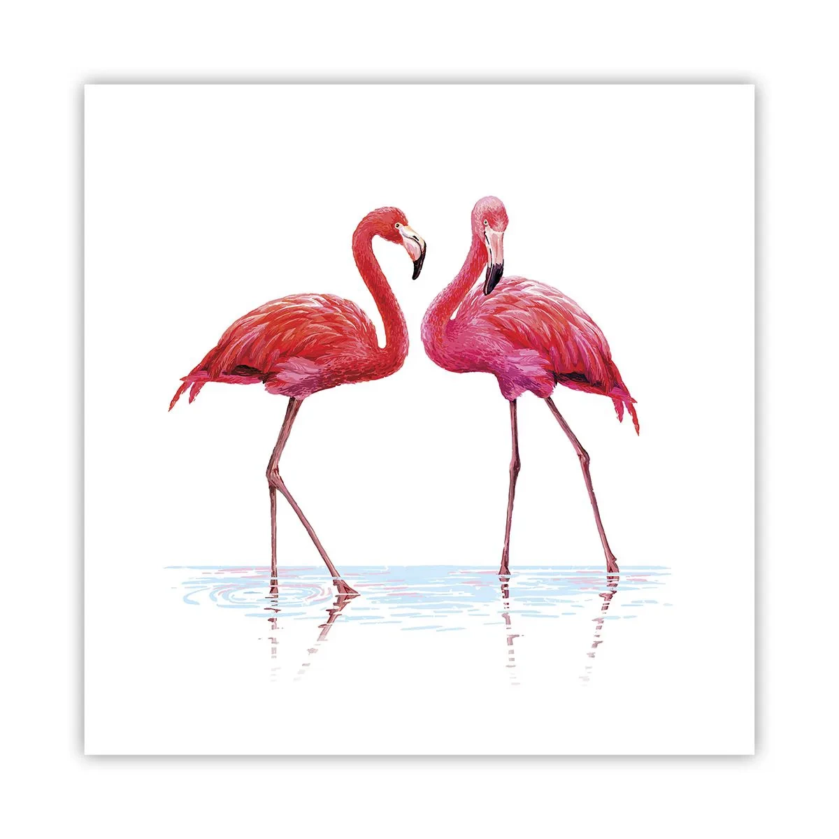 Póster - Cita rosada - 40x40 cm