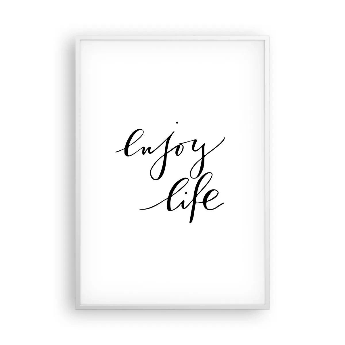 Póster en marco blanco - Nada que añadir... - 70x100 cm