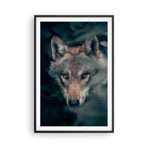 Póster en marco negro - Cazador - 61x91 cm