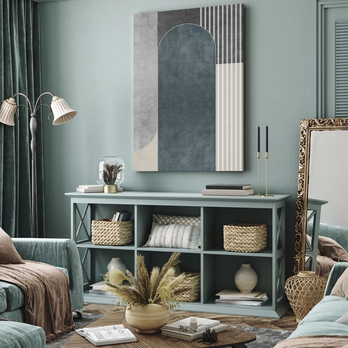 Cuadro sobre lienzo - Impresión de Imagen - Composición horizontal - 65x120 cm