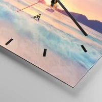 Esfera sin numeración, con rayas