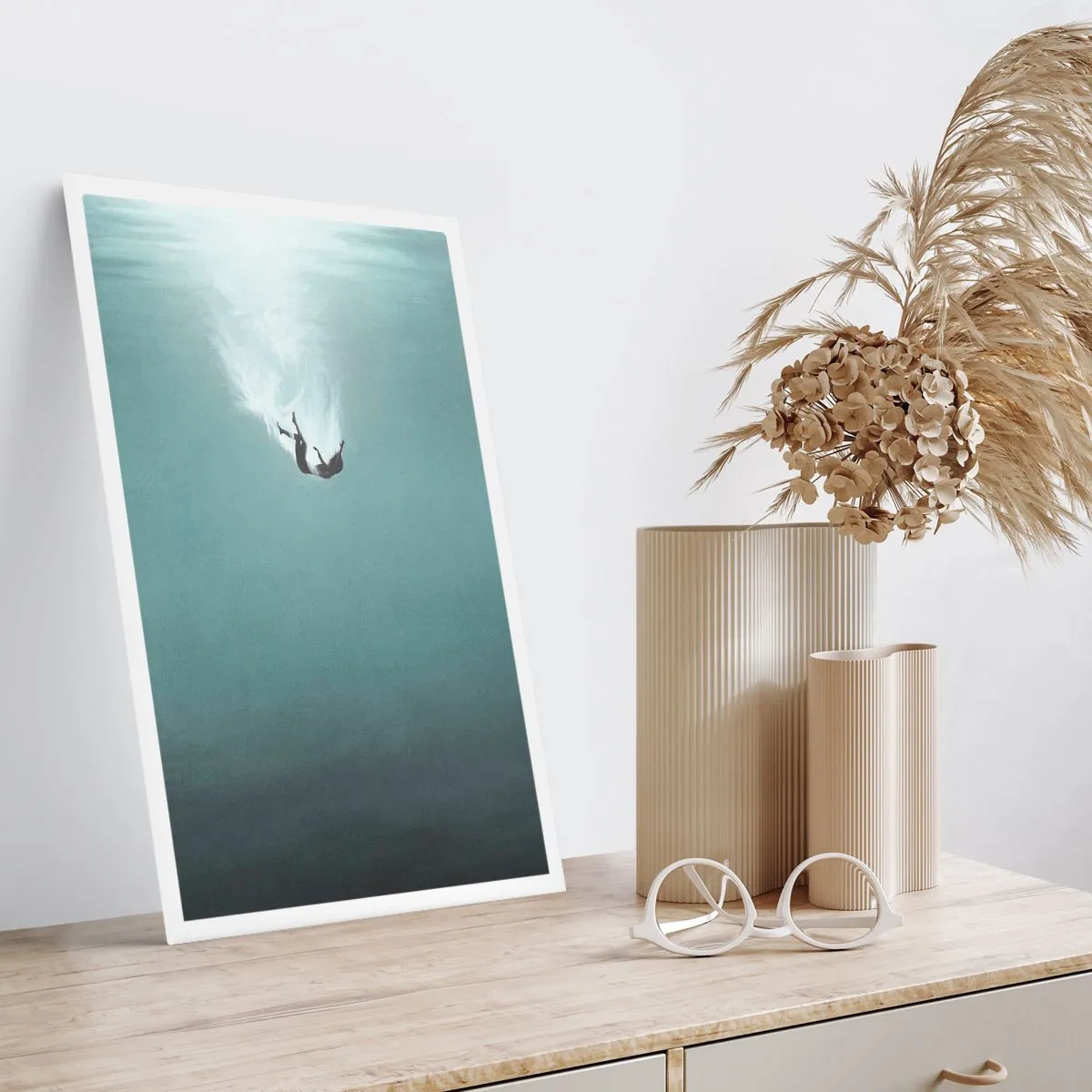 Póster - En el abrazo del océano - 70x100 cm