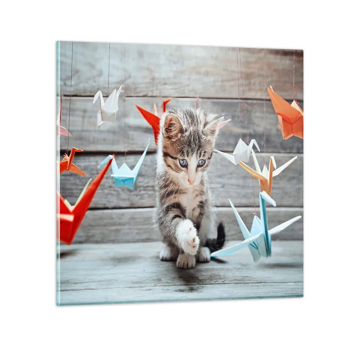 Cuadro sobre vidrio - Impresiones sobre Vidrio - La primera lección - 70x70 cm