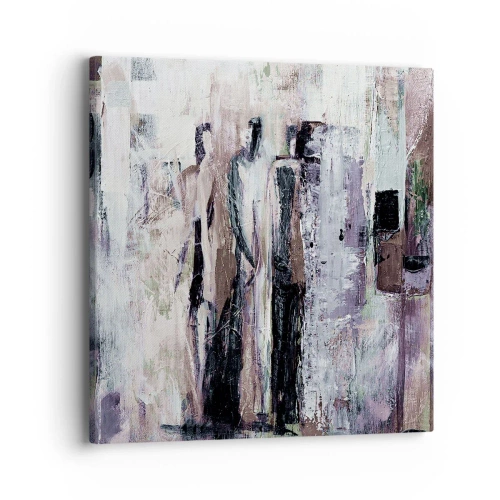 Cuadro sobre lienzo - Impresión de Imagen - El trío misterioso - 40x40 cm