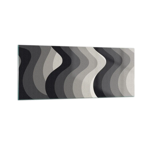 Cuadro sobre vidrio - Impresiones sobre Vidrio - Ola tras ola - 100x40 cm