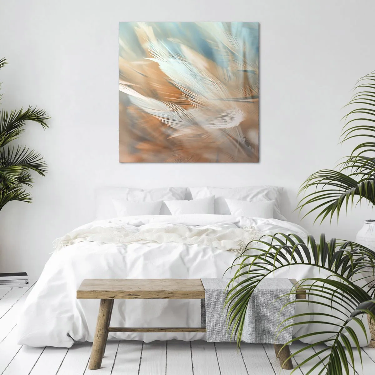 Cuadro sobre lienzo - Impresión de Imagen - En la tierra de la suavidad - 60x60 cm