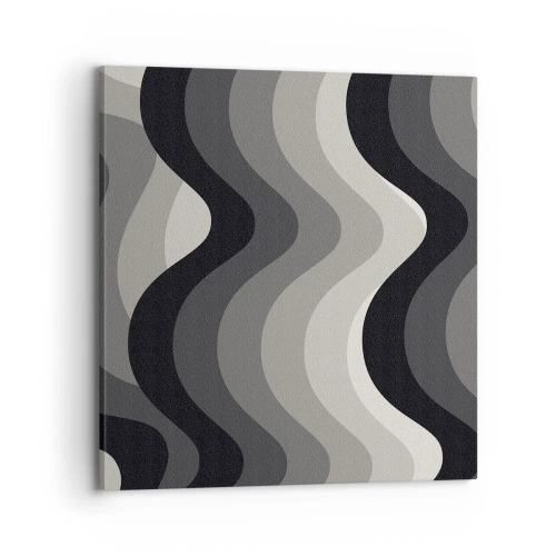 Cuadro sobre lienzo - Impresión de Imagen - Ola tras ola - 70x70 cm