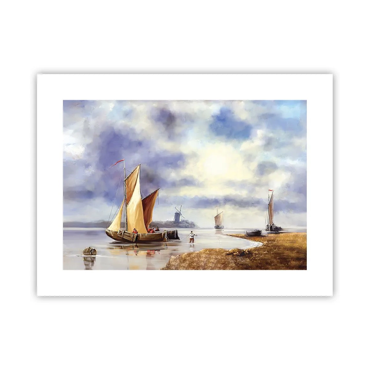 Póster - El regreso de los marineros - 40x30 cm