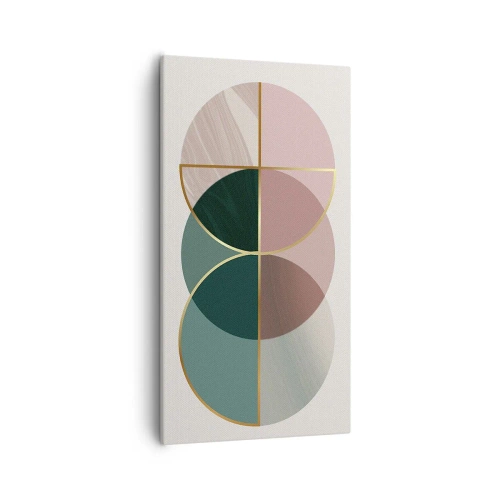 Cuadro sobre lienzo - Impresión de Imagen - Círculo tras círculo... - 55x100 cm