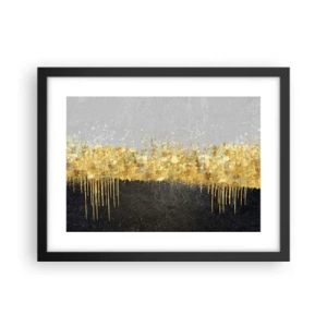 Póster en marco negro - Hacia arriba y hacia abajo - 40x30 cm