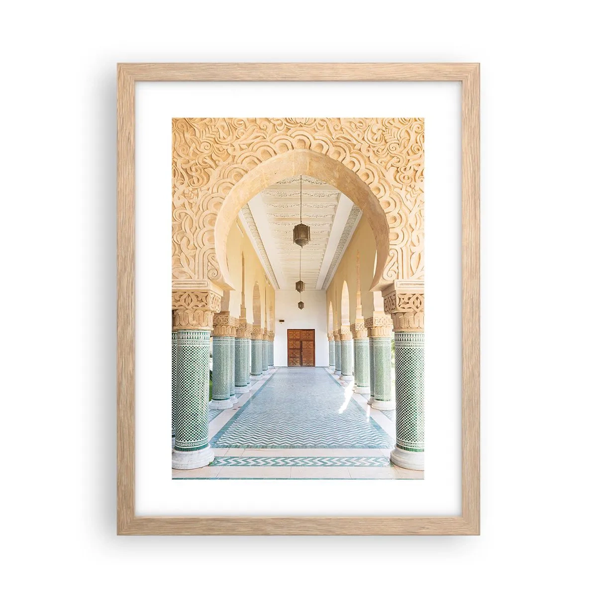 Póster en marco roble claro - De los cuentos de Sherezade - 30x40 cm