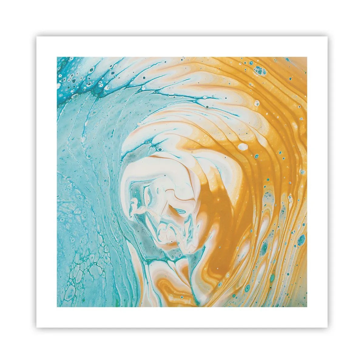 Póster - Remolino pastel - 50x50 cm