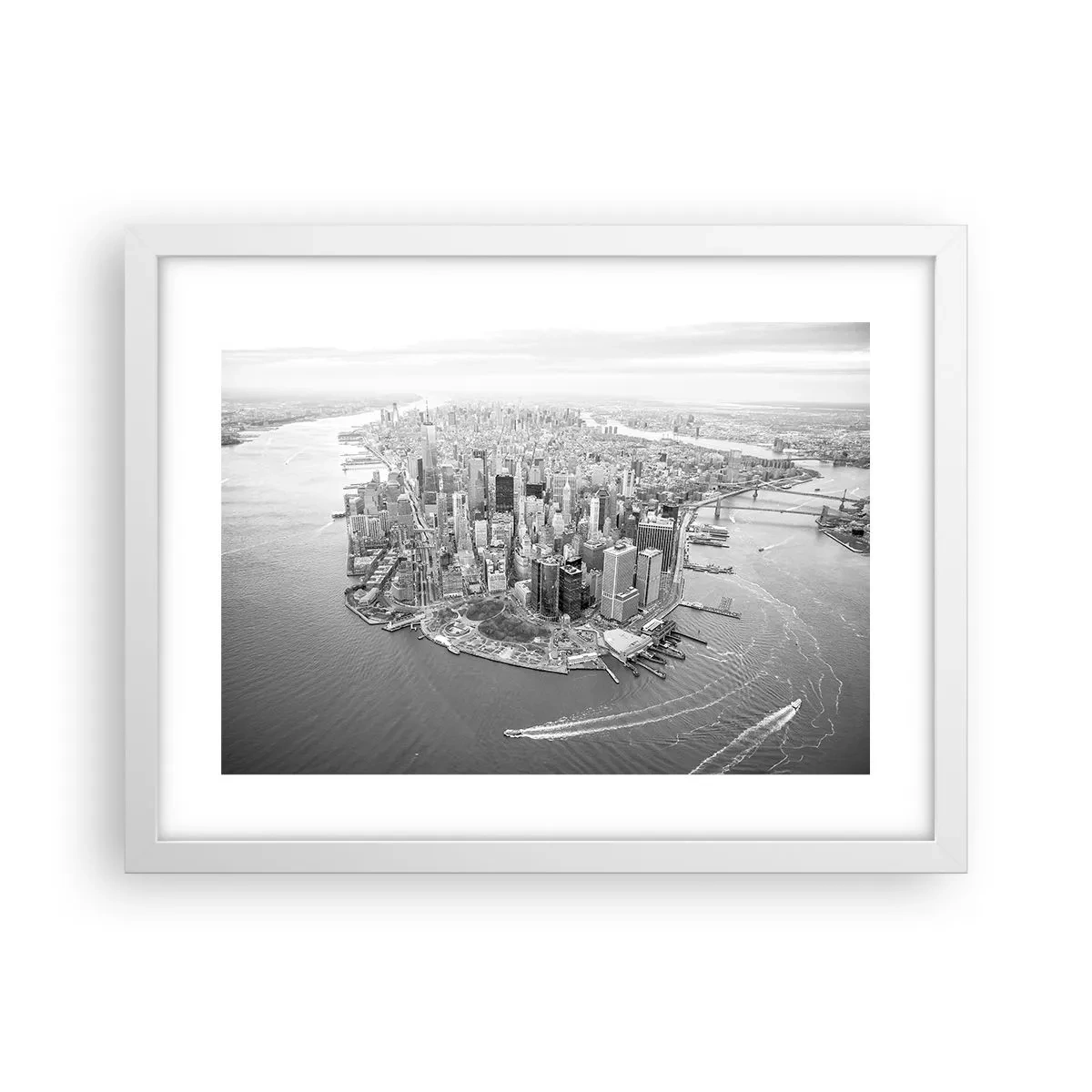 Póster en marco blanco - ¿Cómo no amar este lugar? - 40x30 cm