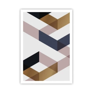 Póster - Rectas y ángulos - 70x100 cm