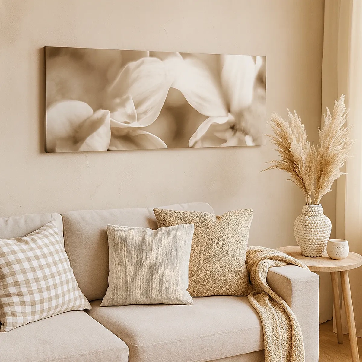 Cuadro sobre lienzo - Impresión de Imagen - Suave como una sonrisa - 30x30 cm