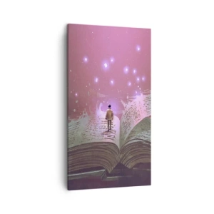 Cuadro sobre lienzo - Impresión de Imagen - Una invitación a otro mundo - 45x80 cm